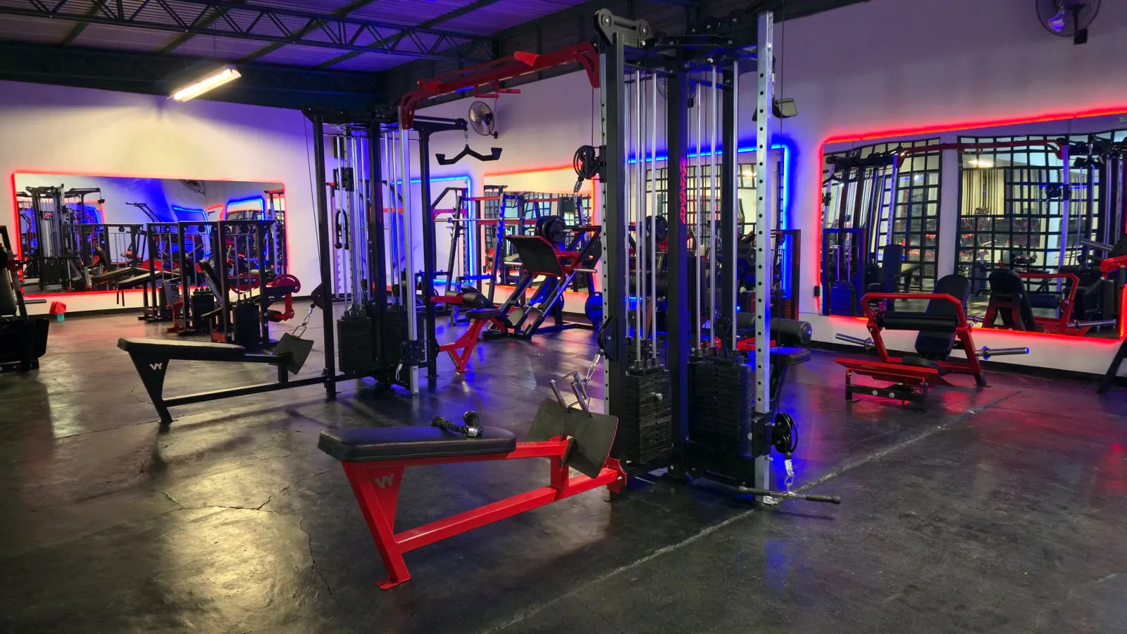 Continental Fitness, zona de poleas y multiestaciones